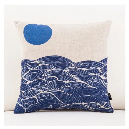 Японская серия укиё э Fuji модные детские пледы массажер декоративные Винтаж