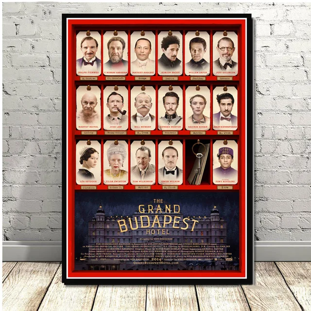 Домашний Декоративный постер, холст, настенное искусство, принт, хит, Grand Budapest, отель, фильм, классический комический подарок, картина, спальня, Модульная картина - Цвет: Nordic 04 HE3610
