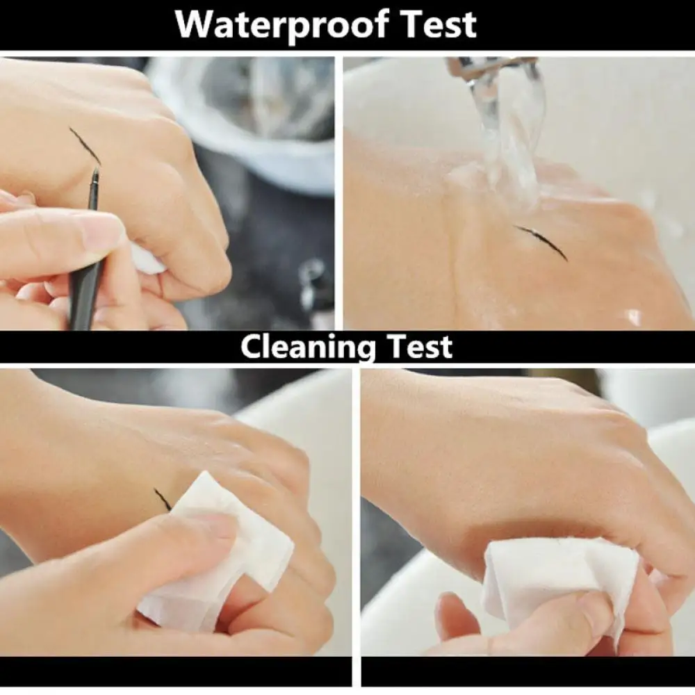 Портативная 1 шт. водостойкая жидкая подводка для глаз черная коричневая синяя