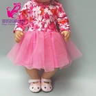 Новинка, одежда для девочек для 43 см для ухода за ребенком для мам Baby Doll Reborn Одежда для малышей