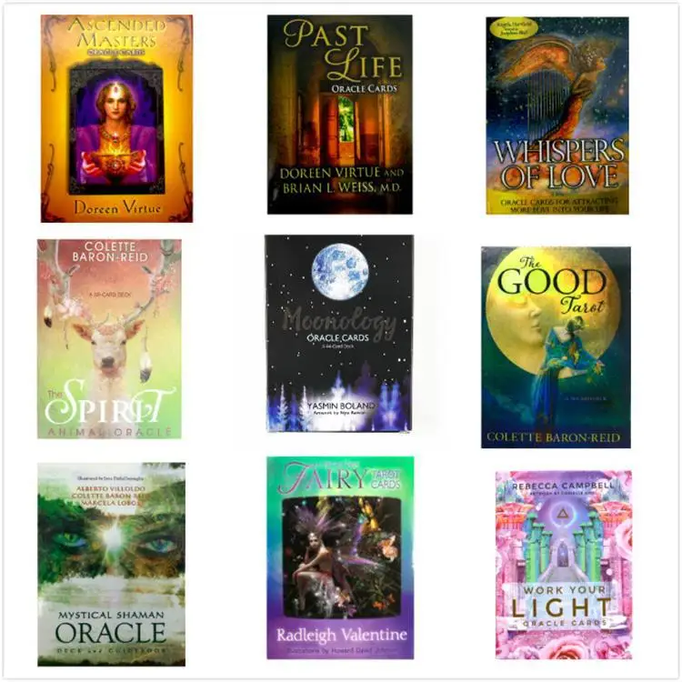 

2020 New Tarot Cards Coated Paper Cards For Angels Oracle Durable Innovative Party All English Tarot Deck Board Game Cards