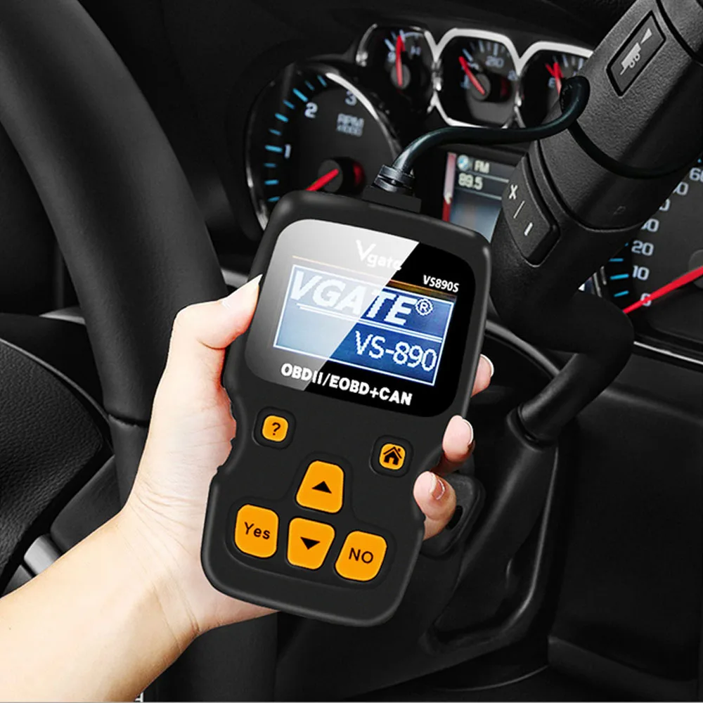 

Vgate VS890S OBD 2 Engine Fault Code Reader Analyzer VS 890S VS-890S OBDII Car Diagnostic Scanner Tool