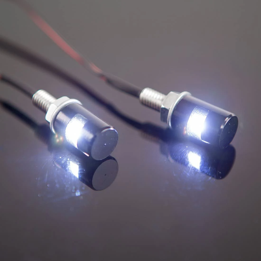 2 шт. автомобильные мотоциклетные номерные светильники 12V LED 5630 SMD автомобильные задние передние светодиодные лампы на винтовых болтах источник света.