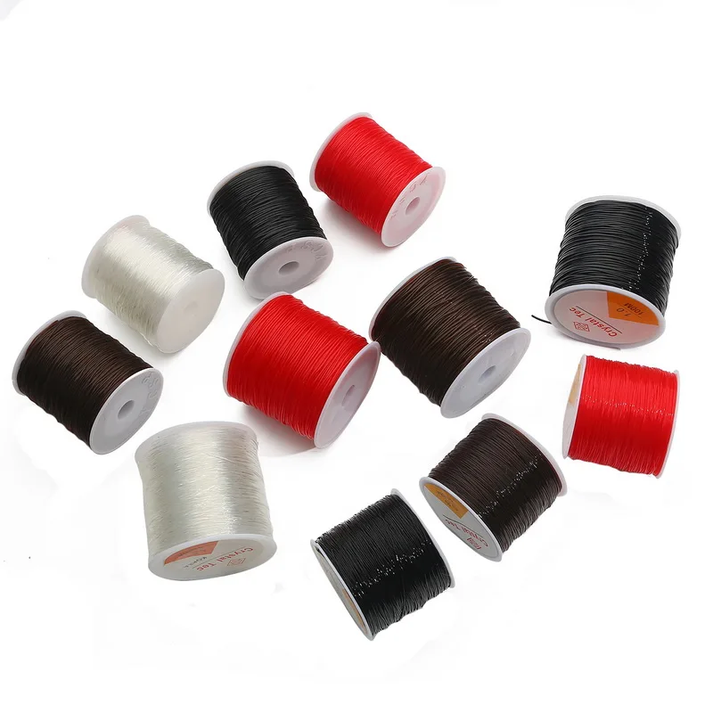 Фото Эластичный кристалл Tec, эластичный шнур, нить, аксессуары для ювелирных изделий, Корея, бусина, линия, подходит для бусин, DIY браслеты, ожерель... №5