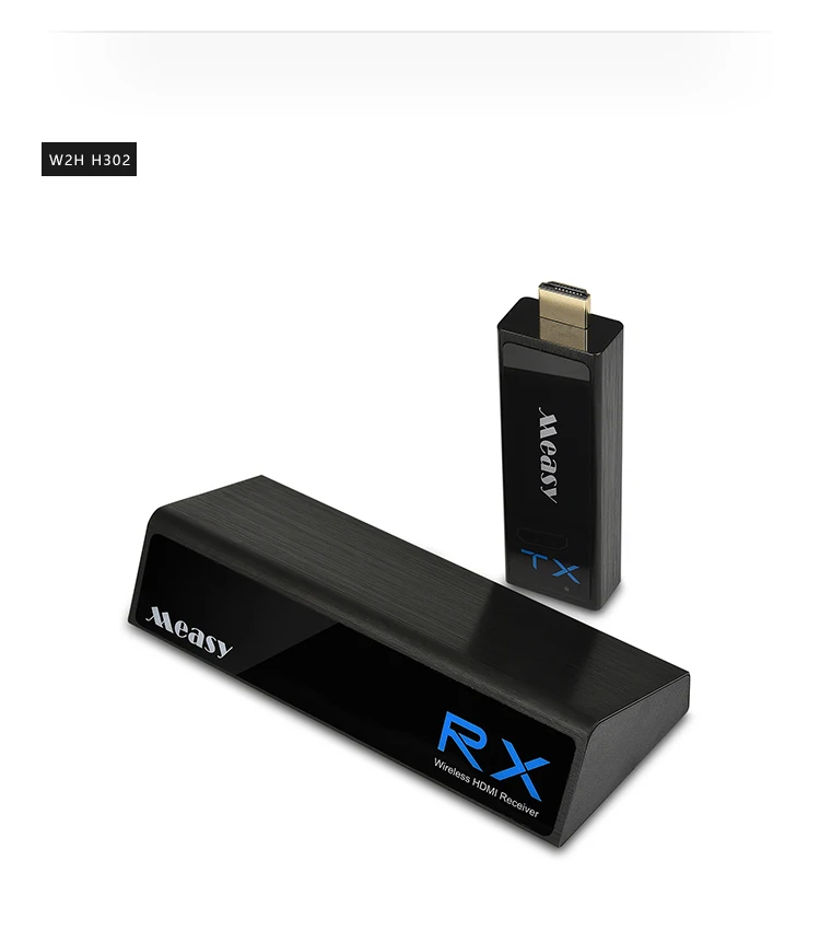 Measy беспроводной HDMI передатчик и приемник HDMI удлинитель до 30 м/100 футов поддержка 1080P 3D видео для проектора HDTV монитор