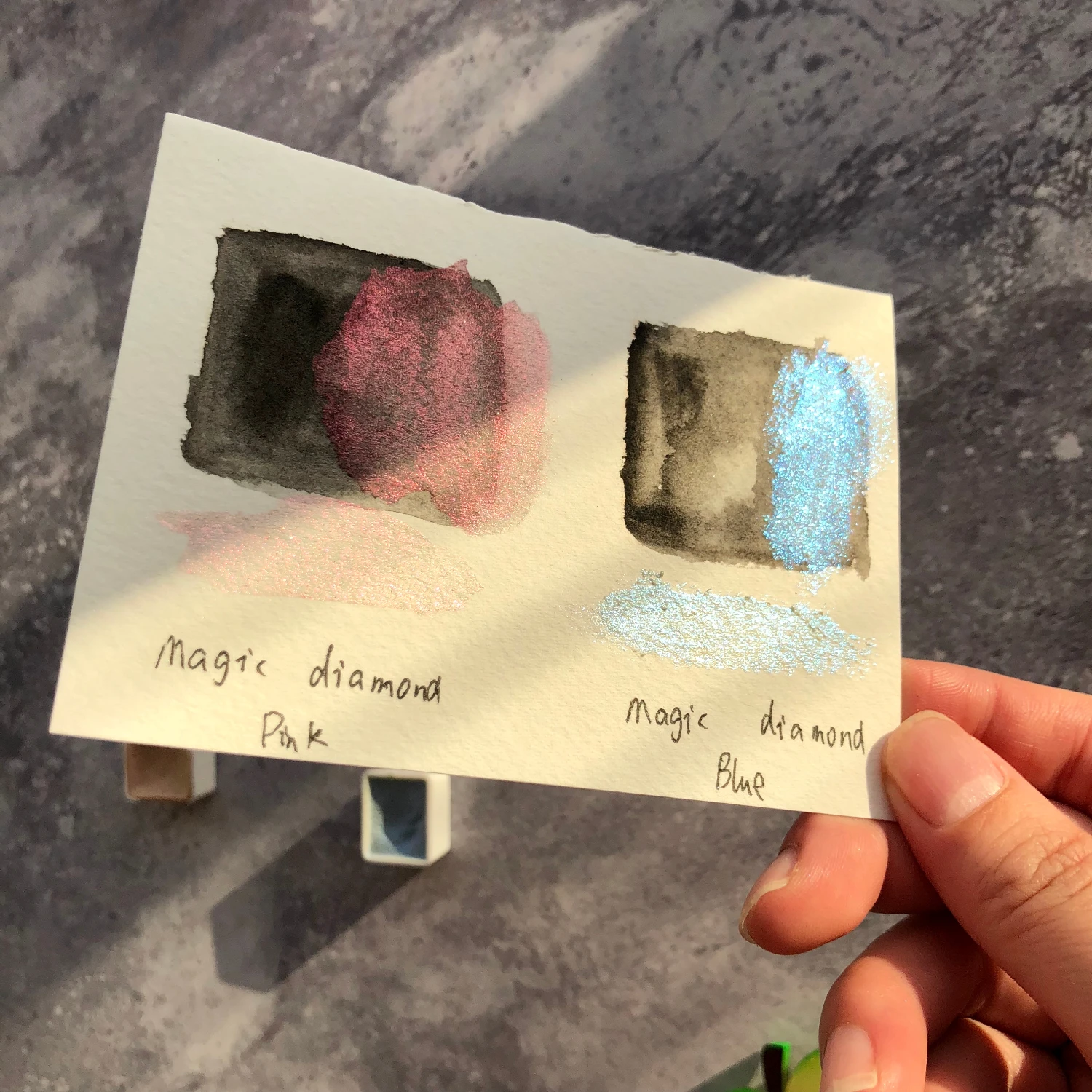 DIY водная цветная краска волшебный Алмазный цвет ручной работы твердый aquarella