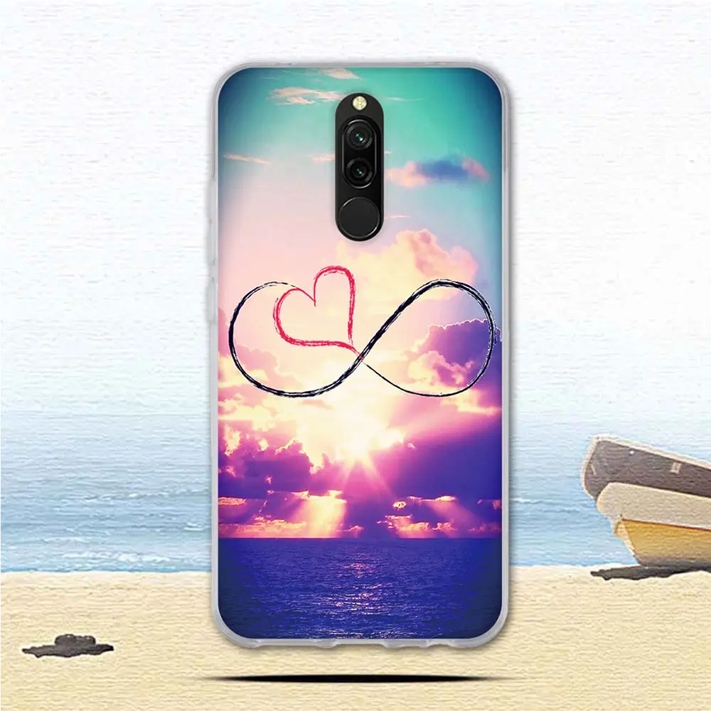 Силиконовые чехлы для телефонов Xiaomi Redmi 8 чехол с рисунком Redmi8 задняя крышка Xiomi