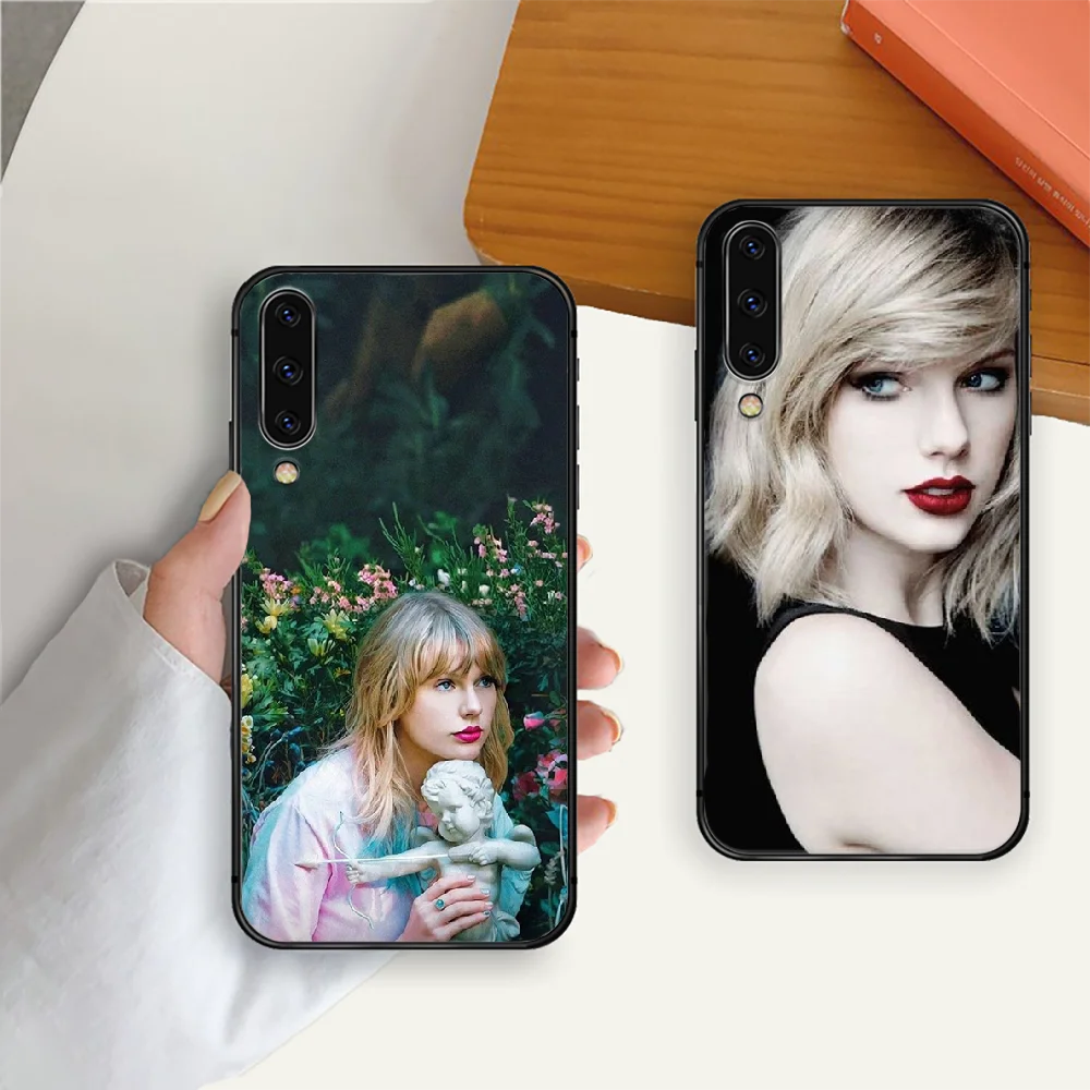 

Singer Folklore Taylor Alison Swift Phone Case Cover For Samsung Galaxy A 3 5 7 10 20 20E 21S 30 30S 40 50 51 70 71 S Black