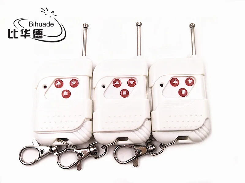 433 МГц Беспроводной RF пульт дистанционного управления обучающий код 3 ключа для