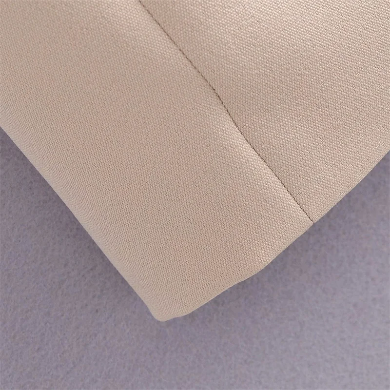 

PUWD Causal Women Beige Notched Collar Long Twill Coats 2021 Summer Fashion Ladies Single Breasted Jackets Girls Chic Outwear