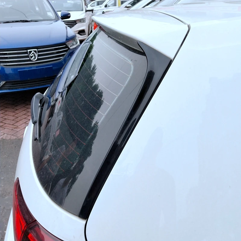 Яркий черный Автомобильный спойлер MK7 из АБС-пластика в форме крыла задний 2 шт.