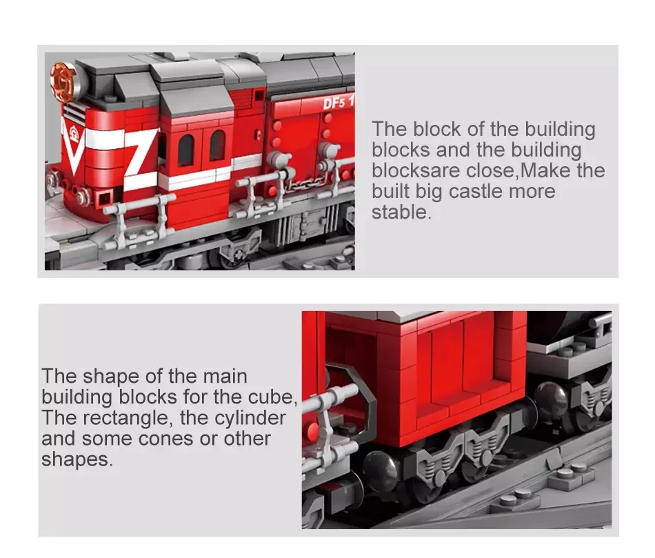 

City Creator Train Power-Driven Rail Electric Train Track Car Bricks Technical Train Station Building Blocks Toys for Children