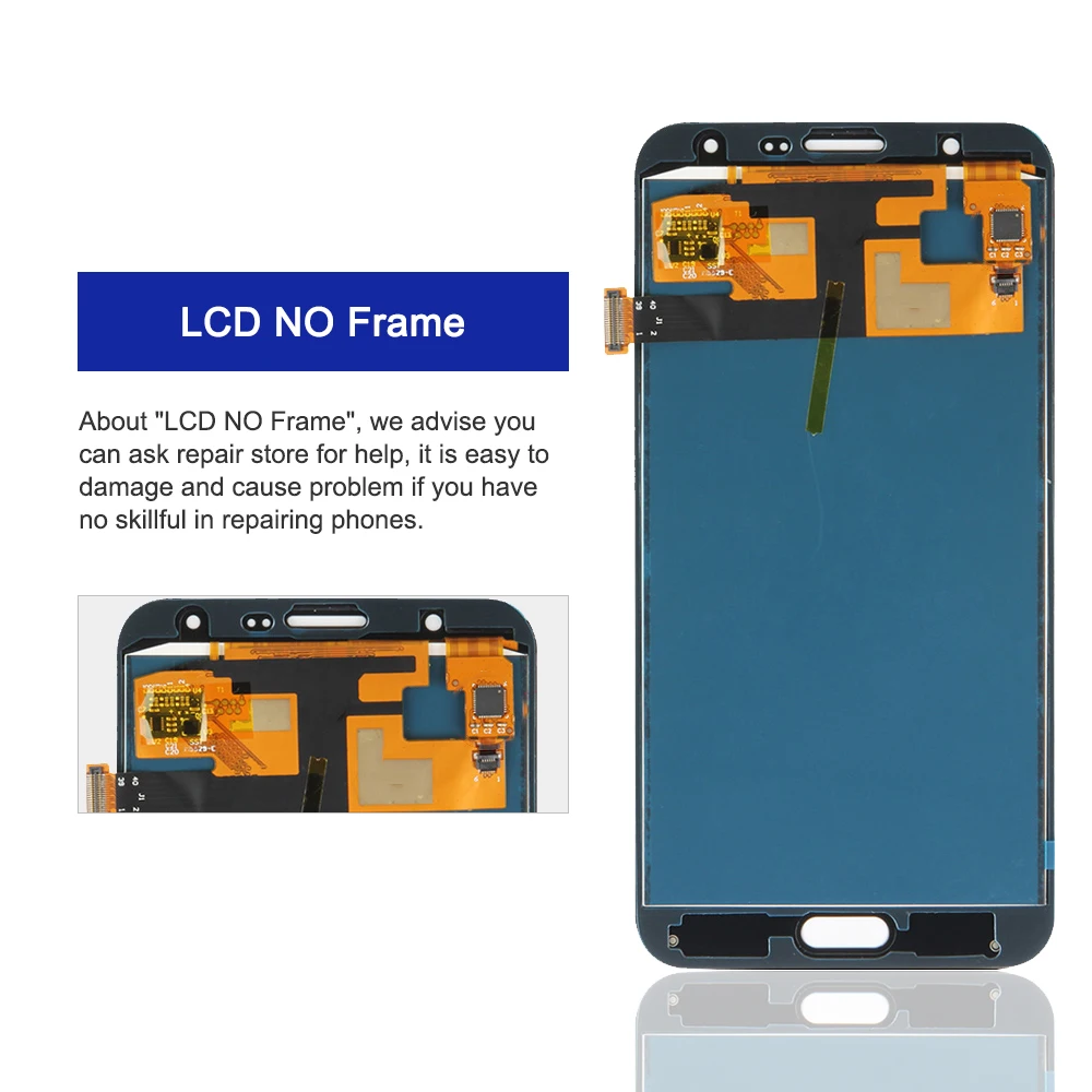 ЖК-дисплей для SAMSUNG Galaxy J7 2015 J700 J700F J700M J700H дигитайзер сенсорного экрана в сборе с