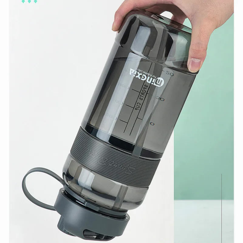 700 мл-3000 мл фотоемкость пластиковая бутылка для воды с трубочкой без бисфенола А