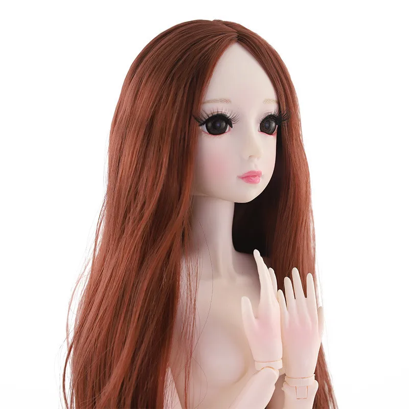 1/3 60 см BJD кукла 4D глаз 20 подвижные суставы из белой кожи телесного цвета розово