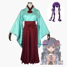 Jibaku Shounen Hanako Kun унитаз Hanako-kun Akane Aoi Косплей Костюм японское кимоно униформы Хэллоуин костюмы платье