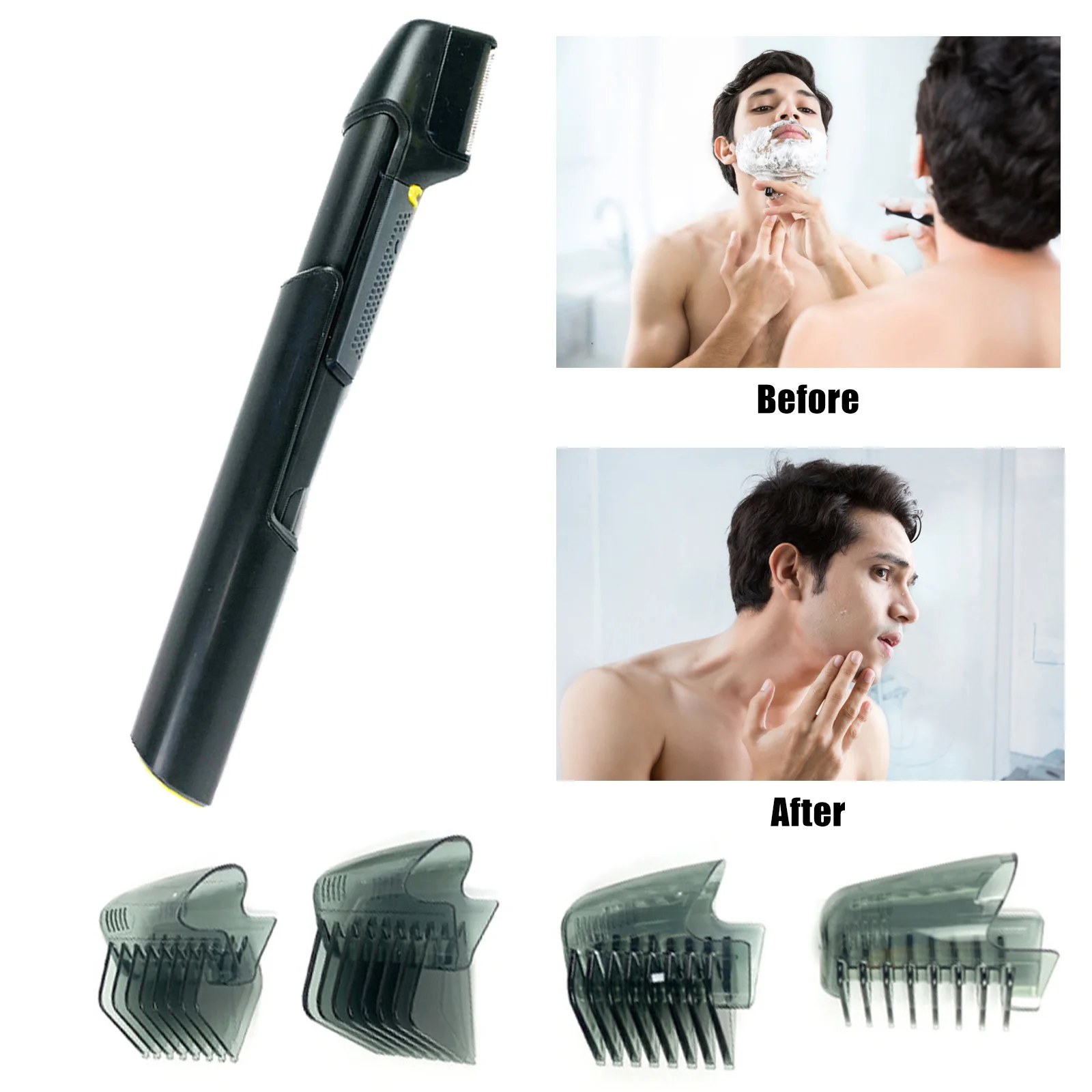 

Hair Cutter Professional Beard Trimmer-Electric Retractable Hair Remover Tool for Men Beard Home Haircut Clippers Tool