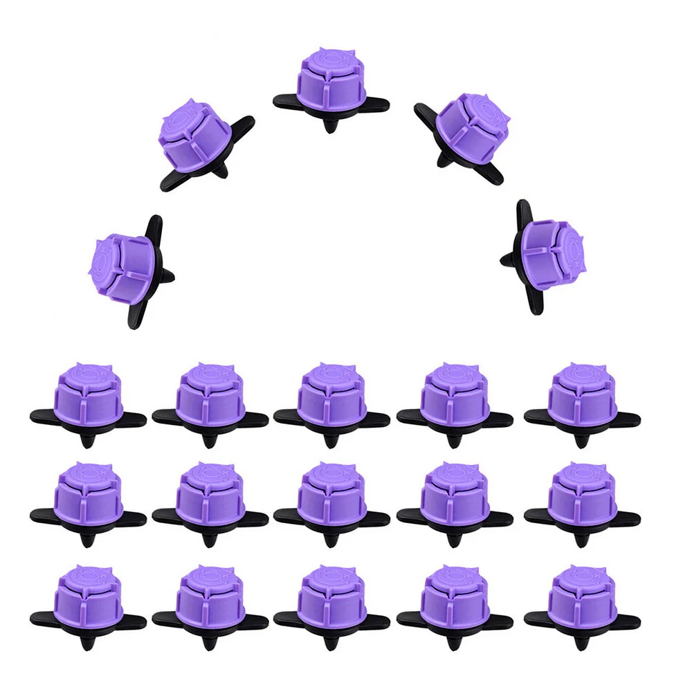 20pcs pack 4/7 мм Воронка дриппер для 1 120L/ч 1/4 дюймов колючей Капельное орошение