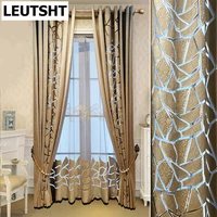 blue crack geometric design curtains blackout for living room coffee sheer bedroom curtain luxurious window blinds drape