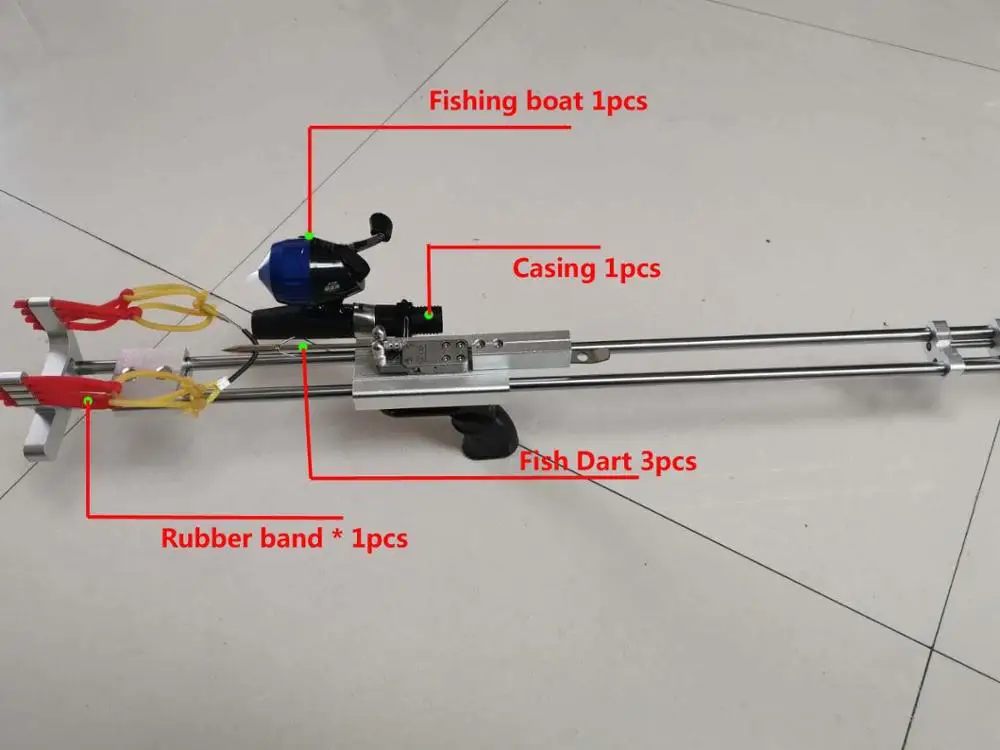 Горка Рогатка с высокой конфигурацией для стрельбы рыбы игрушка на открытом