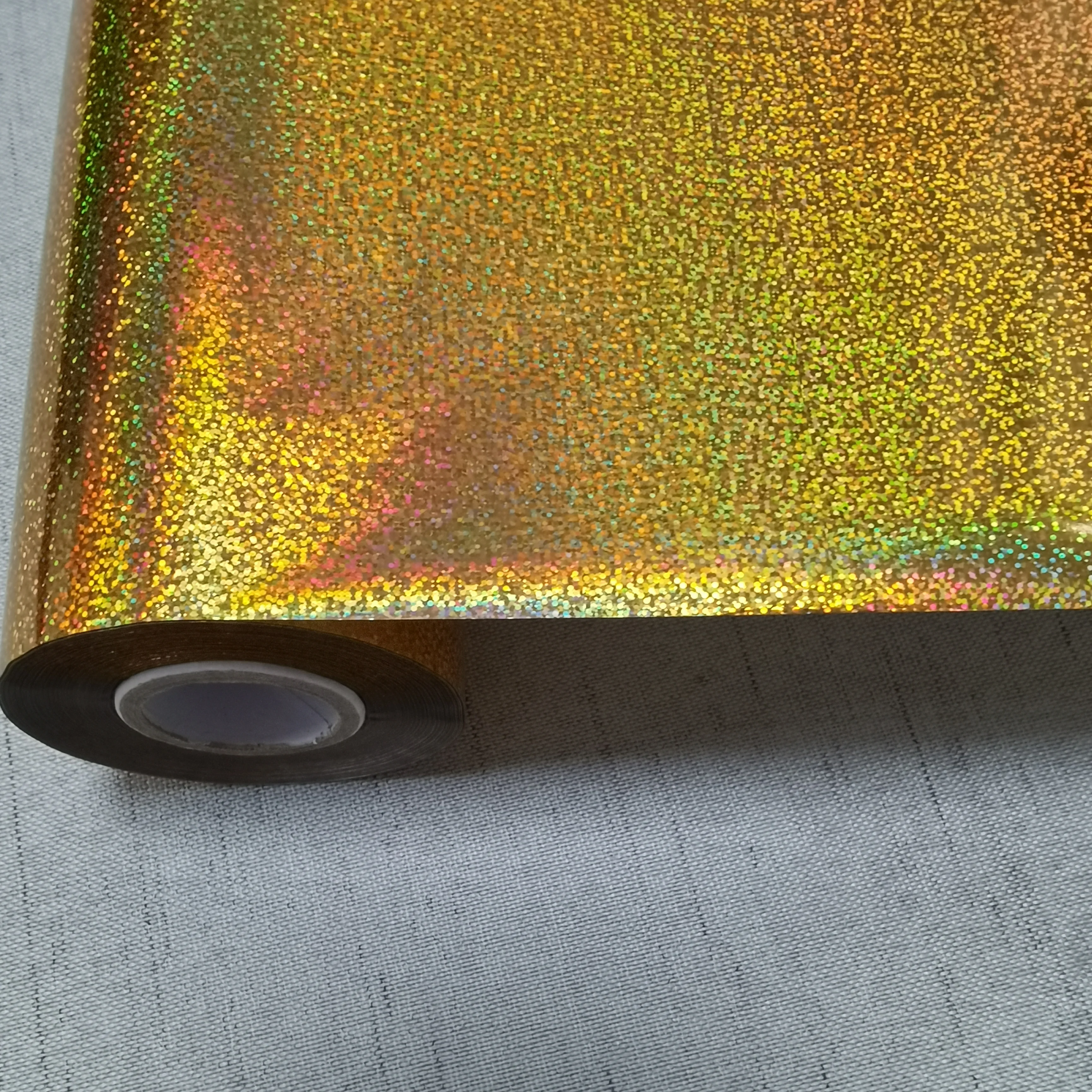 

A little messy Holographic foil transparent foil hot stamping for paper or plastic Shattered Star Gilding Foil for Nail Art