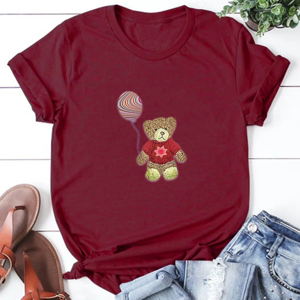 

Женская футболка с принтом панды, модная футболка с коротким рукавом и графическим принтом, модель 2021, 20308