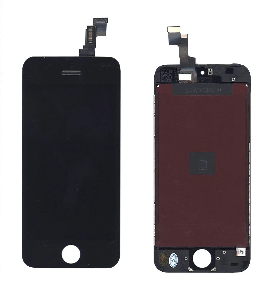 Модуль (матрица + тачскрин) для смартфона Apple iPhone 5S черный|Экраны мобильных