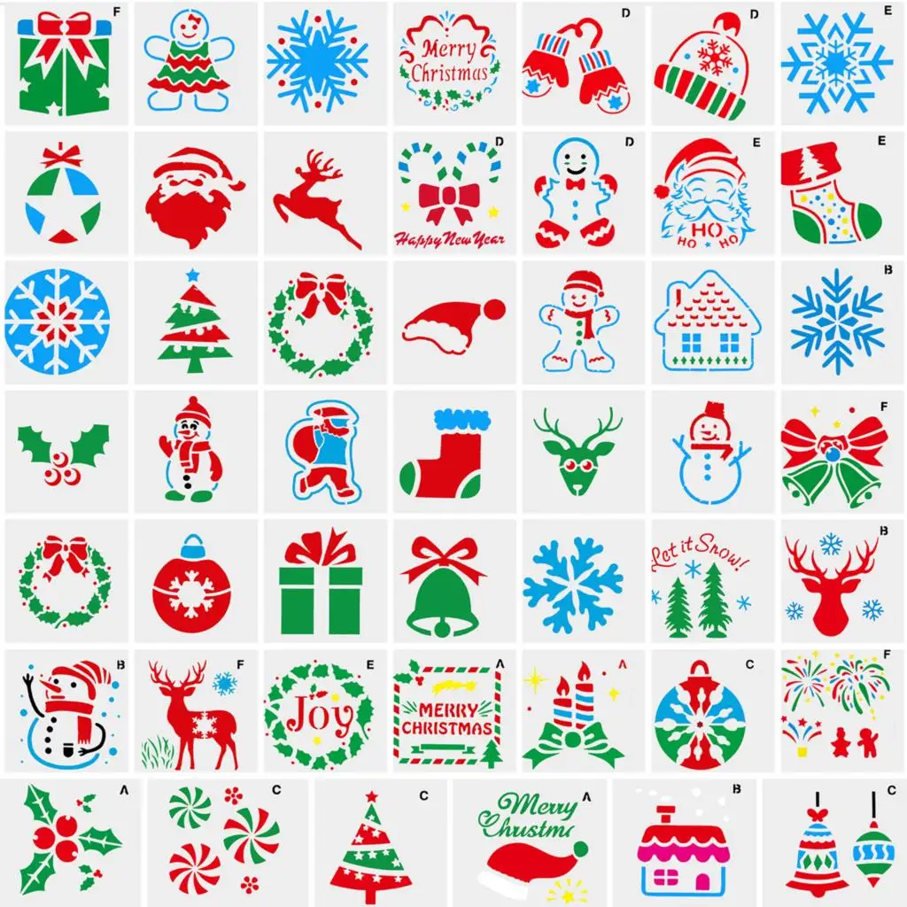 

24 шт., многоразовые картины на рождественскую елку