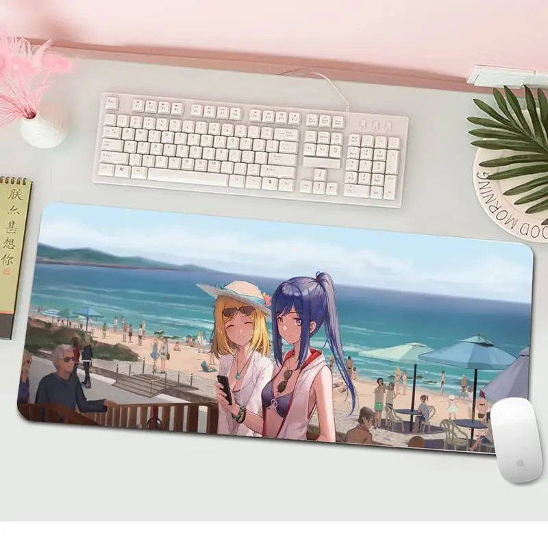 Резиновый компьютерный коврик для мыши Love Live Sunshine большой игровой клавиатуры