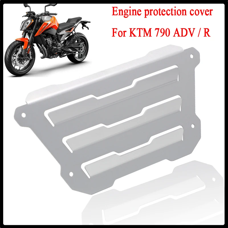

High Quality Motorcycle Skid Plate Engine Guard Chassis Protection Cover Protector Crap Flap FOR 790 ADV Adventure S R 2019 2020