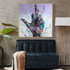 Современная живопись, уличный Гриффон, абстрактный постер на холсте и печать на стене, картина с жестами любви для гостиной, домашний декор