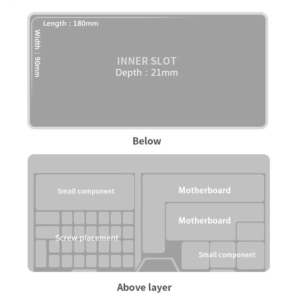 Ящик для хранения инструментов ремонта iPhone ЖК-экран материнская плата