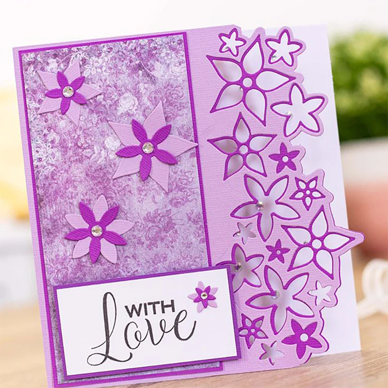 Новинка 2020 Лидер продаж металлические Вырубные штампы с изображением цветов