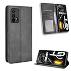 Чехол-книжка для OPPO Realme GT 5G, из искусственной кожи, с магнитной застежкой