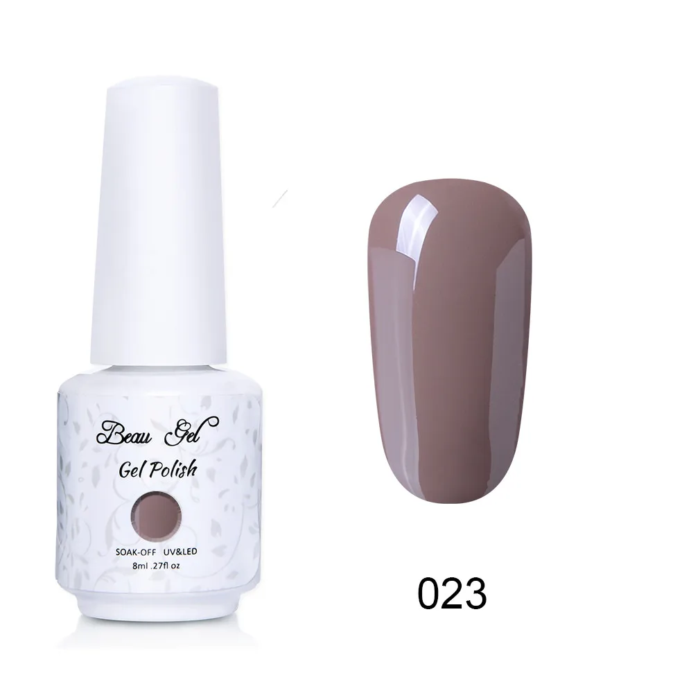 NU023 Beau гель 8 мл флуоресцентный неоновый Гель-лак для ногтей Vernis полуперманентный УФ-Гель-лак впитывающий Гель-лак для ногтей - Цвет: NU023