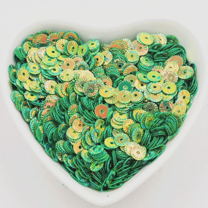 

1000pcs 6mm Flower Round Flat Embossed Loose Sequin Paillette Sewing,Wedding Craft,Women Kids DIY Garment Lentejuelas Accessory