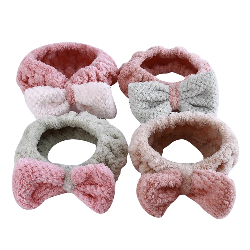 

Korean Hair Band Cute Bow Retro For Women Girls Beautiful Girl Ears Wild Headband Sweet Wild Child Women's Wash Face Band