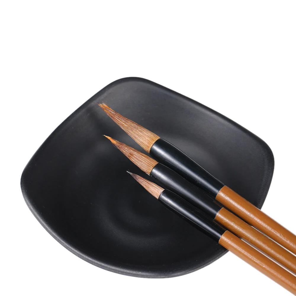 3 шт набор кистей Шариковая ручка деревянная гладкая для новых пользователей