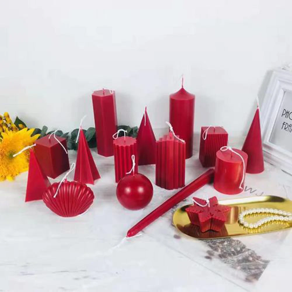 

Christmas Hand-made Soy Candles Aroma Wax Soap Molds Reusable Handmade Candle Mold Making DIY Candle Soap Craft Mould