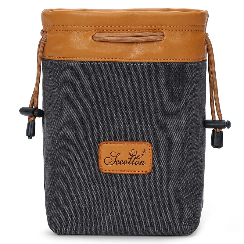 Digital DSLR Camera Bag Canvas Drawstring Waterproof Cover For Sony A7 7M2K 7RM2 A7R A7RII A7II A7S A99 A58 HX400 RX100 HX350 |