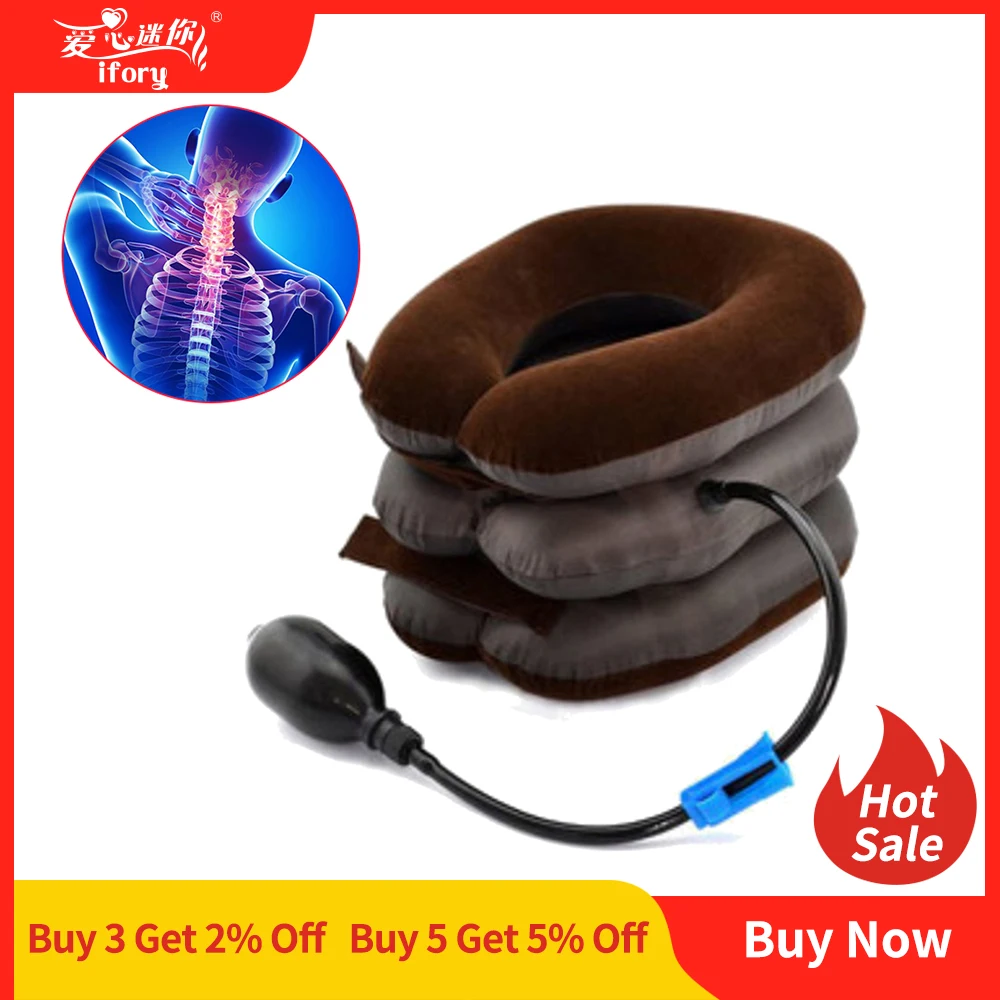Ifory медицинский растяжитель для шеи надувной шейный воротник тяговый протектор