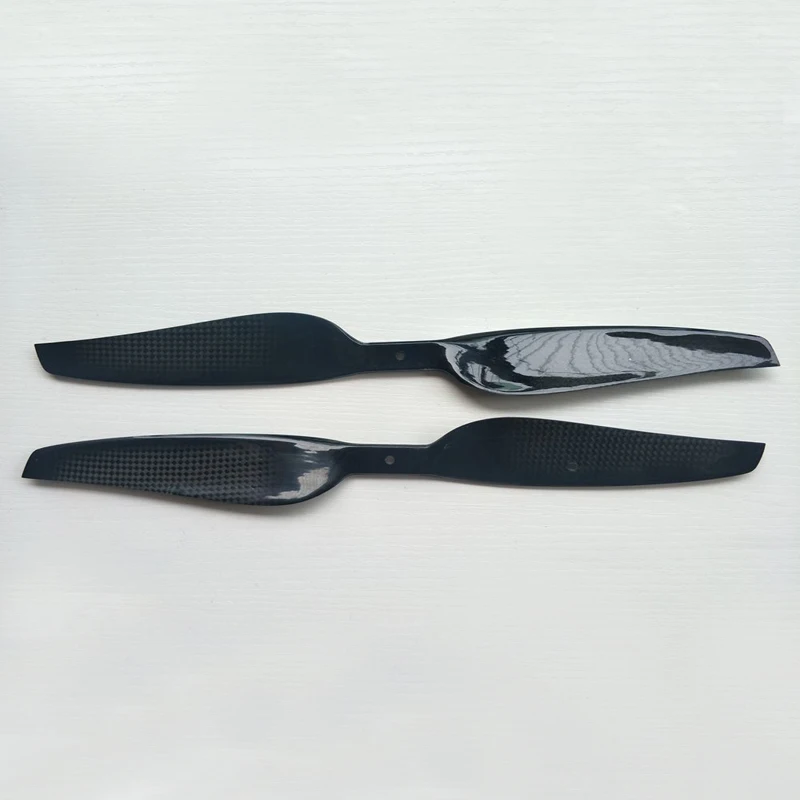 H&eacute;lice 1865 de fibra de carbono para Dron, paleta compuesta de madera de Balsa CW CCW, accesorios para planta de RC, UAV agr&iacute;cola, 18 pulgadas, 1 par-1