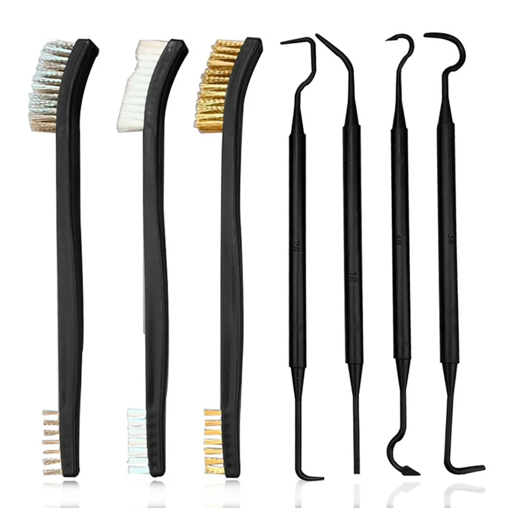 

Steel Mini Double-end Wire Polishing Brush Metal Cleaning Rust Brush Auto Gas Stove Accessories Pipes Cleaning Tools