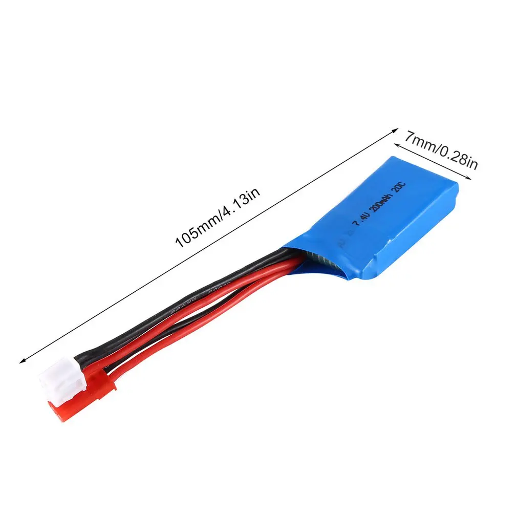 7 4 V 200mAh 20c аккумуляторная батарея Lipo литиевая RC для мини альпиниста Москитная