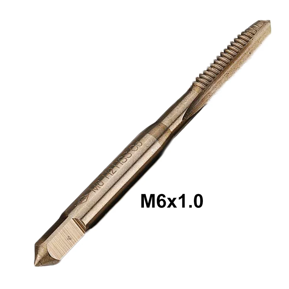 

M3-M10 HSS Co M35 Machine Straight Flute Metric Tap Right Hand Male Thread Drill