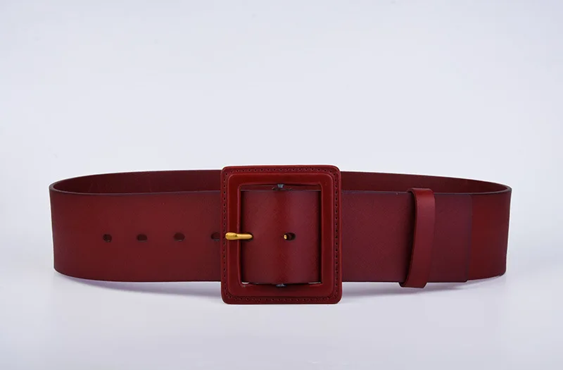 JIZI модное универсальное кожаное платье с широким кожаным ремнем украшенное