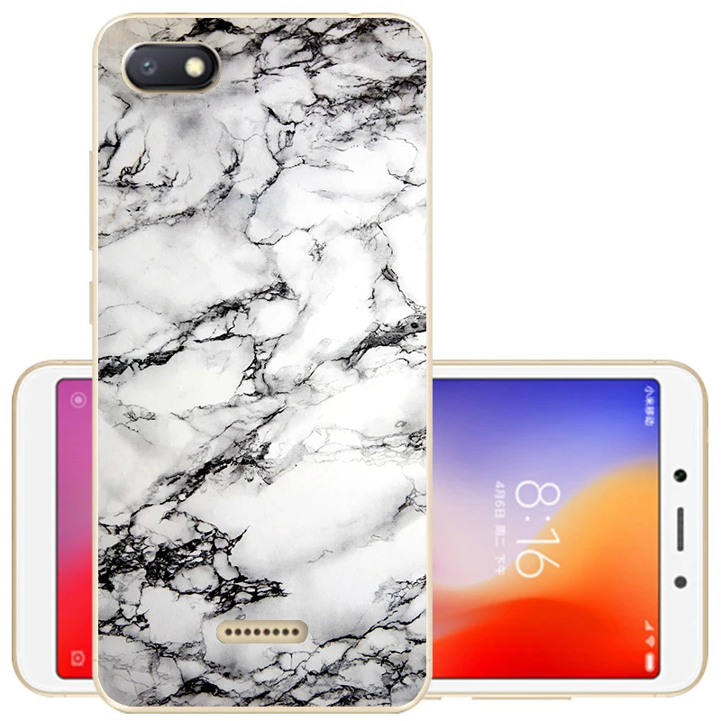 Чехол для Xiaomi Redmi 6A Redmi 6, чехол для Redmi 6A Couqe, Мягкая силиконовая задняя крышка, защитный чехол из ТПУ для Redmi6 6 A, чехол для телефона s - Цвет: 11