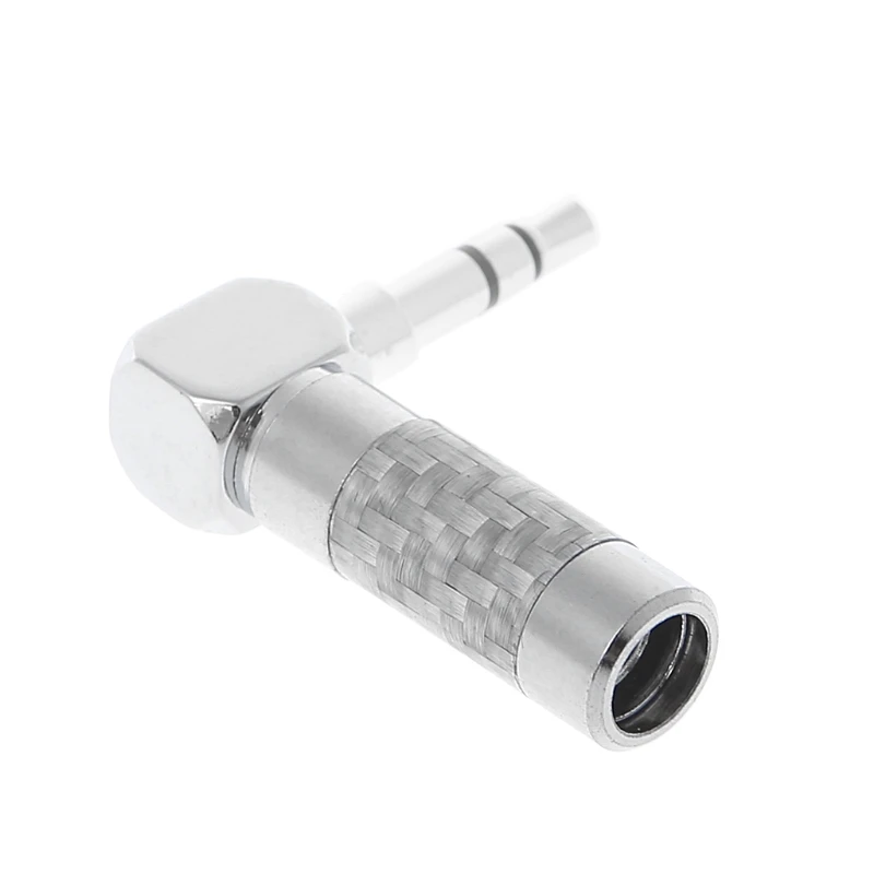 H054 3 5 мм контактный разъем Jack (под углом 90 градусов) Щепка углеродный