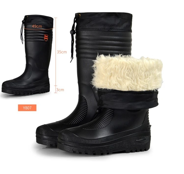 Водонепроницаемые высокие сапоги для рыбалки Нескользящая обувь из мягкой
