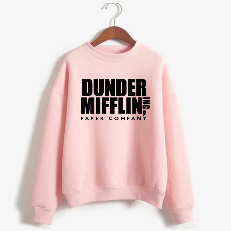 Женские толстовки Dunder Mifflin Inc бумажная компания Wernham Хогг Майкл Скотт космический